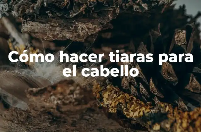 Cómo Hacer Tiaras para el Cabello