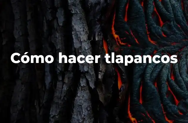Cómo Hacer Tlapancos