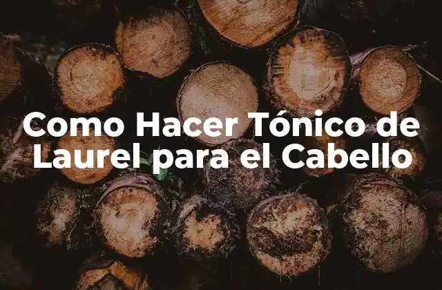 Como Hacer Tónico de Laurel para el Cabello 2 ¿Qué es el Tónico de Laurel para el Cabello?