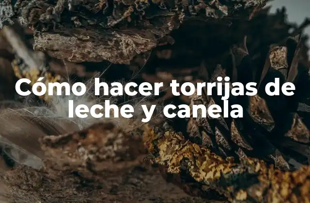 Cómo Hacer Torrijas de Leche y Canela