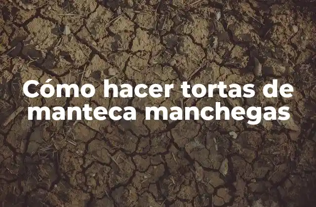 Cómo Hacer Tortas de Manteca Manchegas