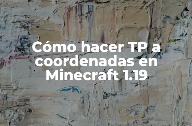 ¿Qué es TP en Minecraft y para qué sirve?