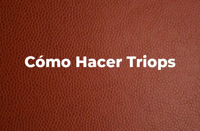 Cómo Hacer Triops