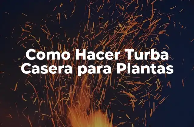 Como Hacer Turba Casera para Plantas