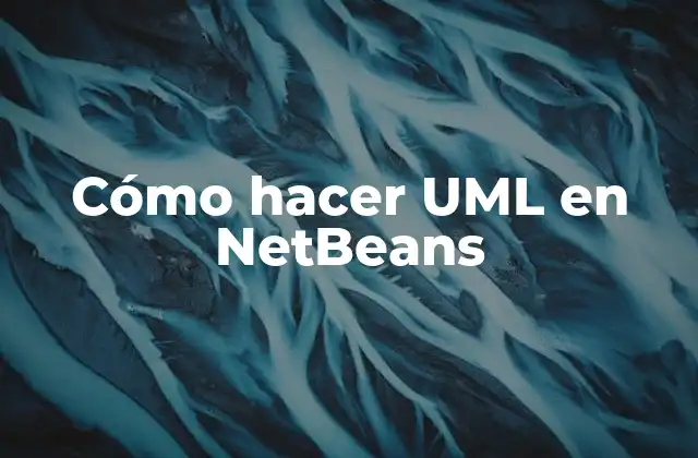Cómo Hacer Uml en Netbeans