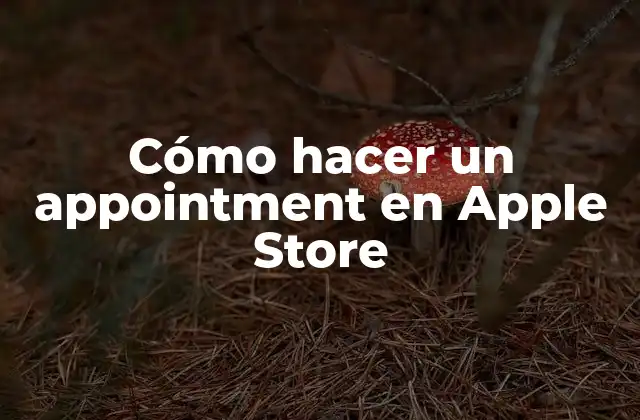 Cómo Hacer un Appointment en Apple Store