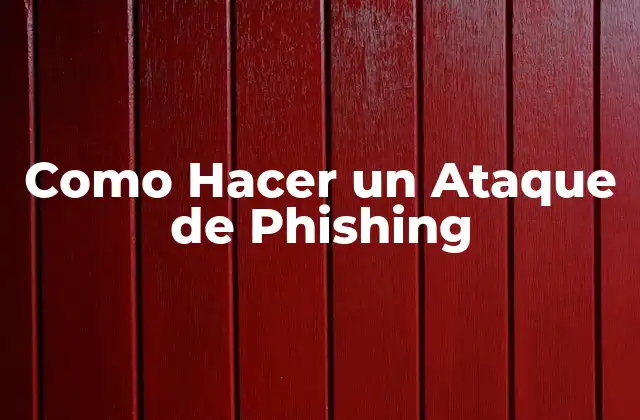Como Hacer un Ataque de Phishing