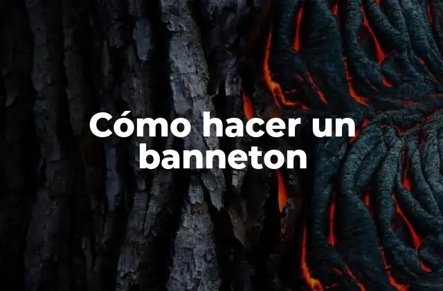 Cómo Hacer un Banneton