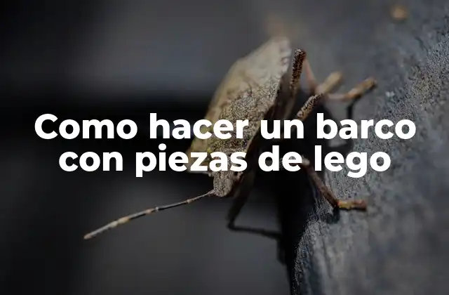 Como Hacer un Barco con Piezas de Lego