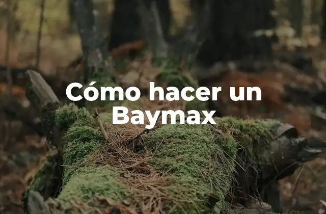 Cómo Hacer un Baymax