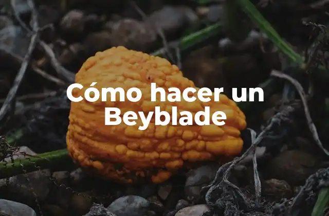Cómo Hacer un Beyblade
