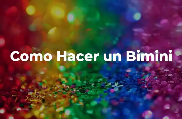Como Hacer un Bimini