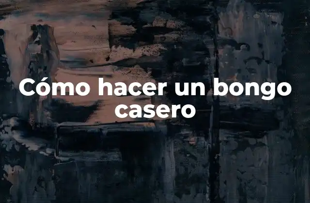 Cómo Hacer un Bongo Casero