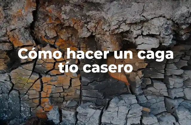 Cómo Hacer un Caga Tío Casero