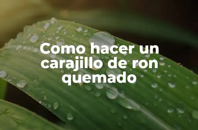 Como Hacer un Carajillo de Ron Quemado