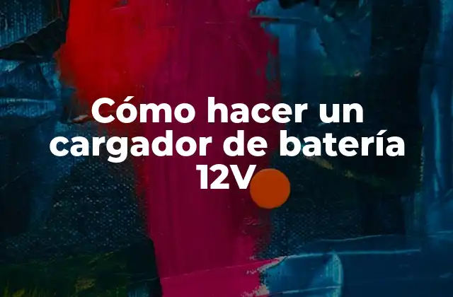 Cómo Hacer un Cargador de Batería 12v