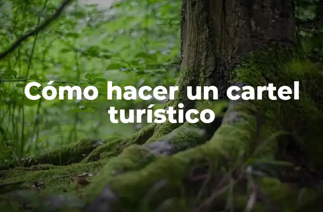 Cómo Hacer un Cartel Turístico