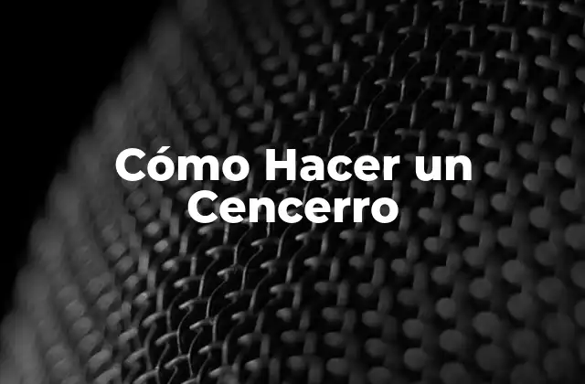 Cómo Hacer un Cencerro