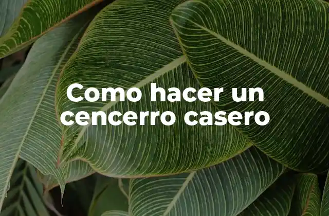 Como Hacer un Cencerro Casero