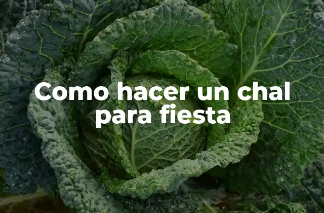 Como Hacer un Chal para Fiesta