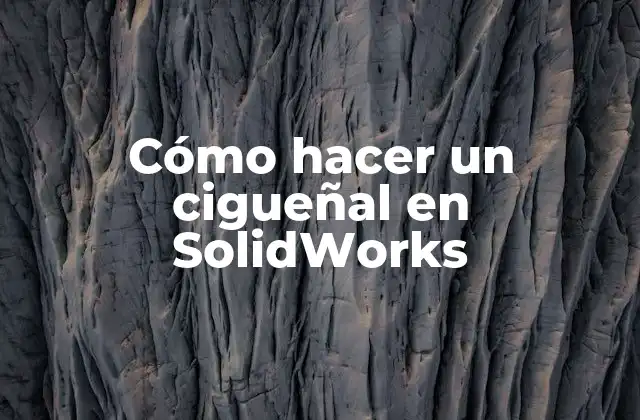 Cómo Hacer un Cigueñal en Solidworks
