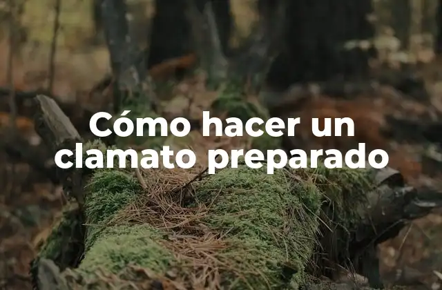 Cómo Hacer un Clamato Preparado