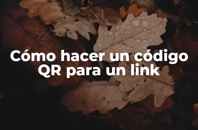 Cómo Hacer un Código Qr para un Link
