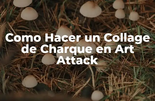 Como Hacer un Collage de Charque en Art Attack