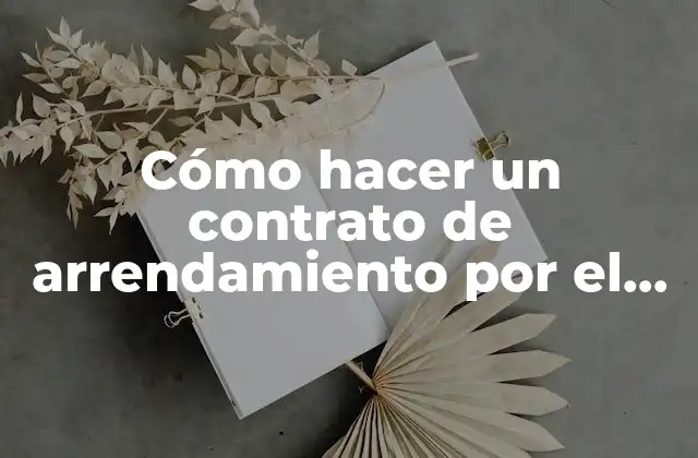 Cómo Hacer un Contrato de Arrendamiento por el Mivi Panamá