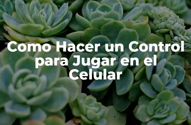 Como Hacer un Control para Jugar en el Celular 2 ¿Qué es un Control para Jugar en el Celular?