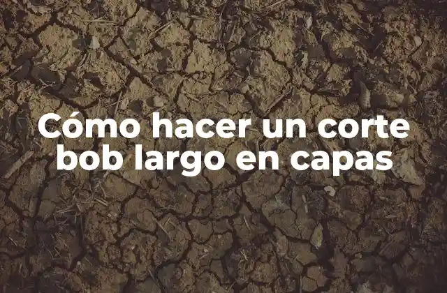 Cómo Hacer un Corte Bob Largo en Capas