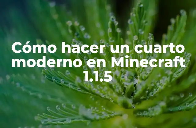 Cómo Hacer un Cuarto Moderno en Minecraft 1.1.5 2 Cómo hacer un cuarto moderno en Minecraft 1.1.5