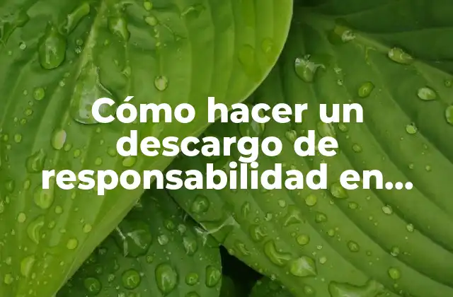 Cómo Hacer un Descargo de Responsabilidad en Facebook