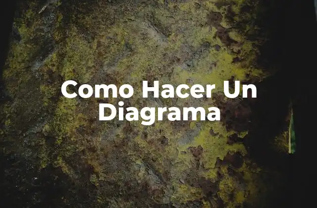 Como Hacer un Diagrama