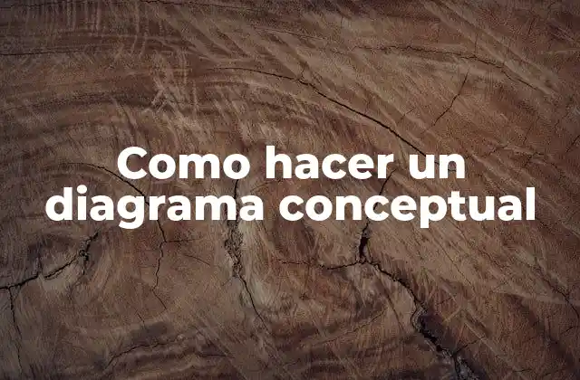 Como Hacer un Diagrama Conceptual