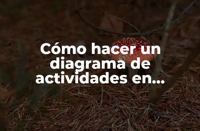 Cómo hacer un diagrama de actividades en StarUML