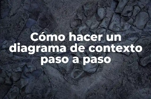 Cómo Hacer un Diagrama de Contexto Paso a Paso