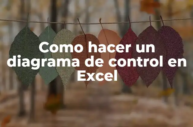 Como Hacer un Diagrama de Control en Excel
