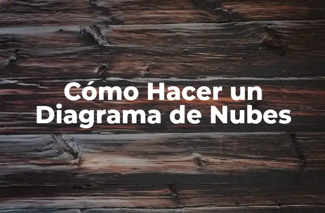 Cómo Hacer un Diagrama de Nubes