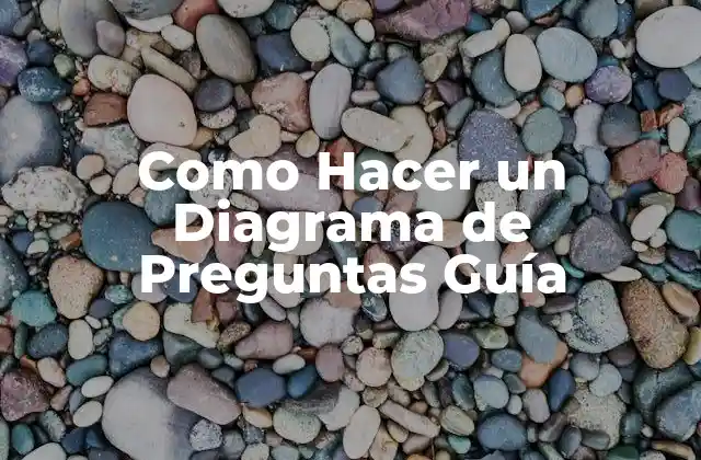 Como Hacer un Diagrama de Preguntas Guía