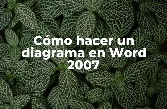 Cómo Hacer un Diagrama en Word 2007