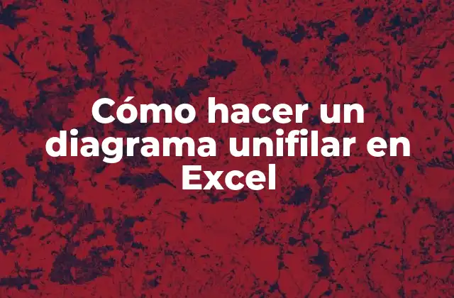 Cómo Hacer un Diagrama Unifilar en Excel