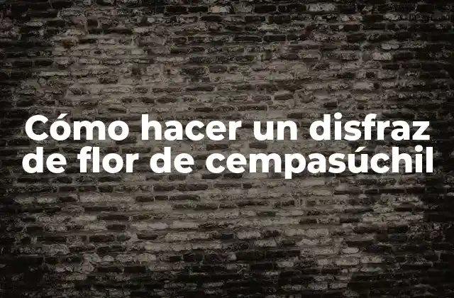 Cómo Hacer un Disfraz de Flor de Cempasúchil