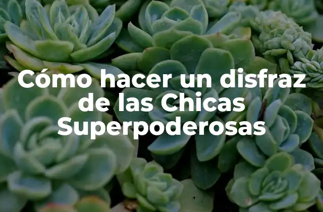 Cómo Hacer un Disfraz de las Chicas Superpoderosas