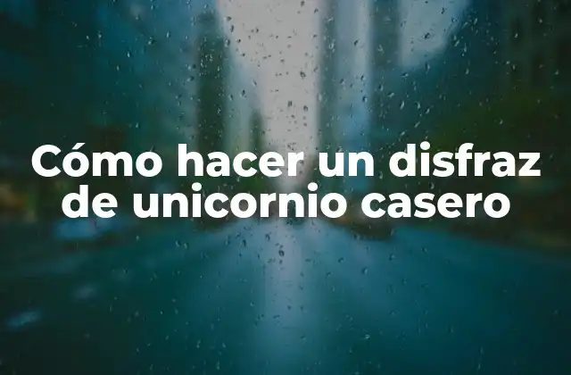 Cómo Hacer un Disfraz de Unicornio Casero