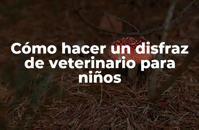 Cómo Hacer un Disfraz de Veterinario para Niños