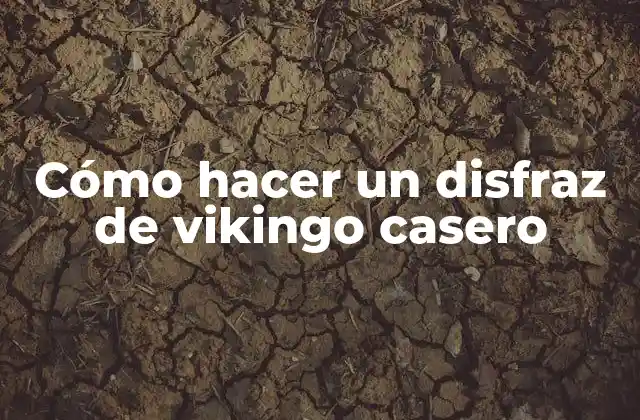Cómo Hacer un Disfraz de Vikingo Casero