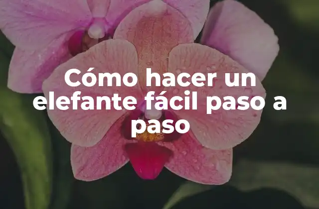 Cómo Hacer un Elefante Fácil Paso a Paso 2 ¿Qué es un elefante de papel maché y para qué sirve?