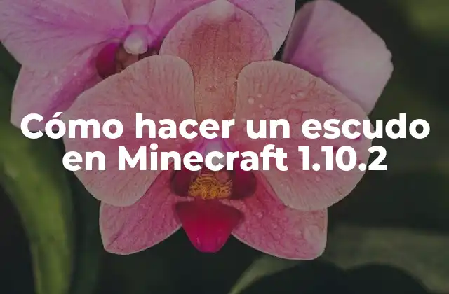 Cómo Hacer un Escudo en Minecraft 1.10.2