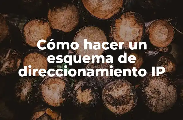 Cómo Hacer un Esquema de Direccionamiento Ip